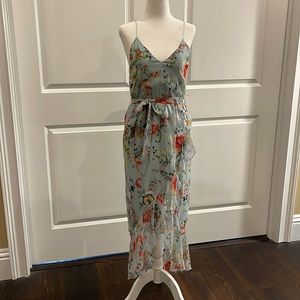 NWT Alice + Olivia spaghetti strap floral dress